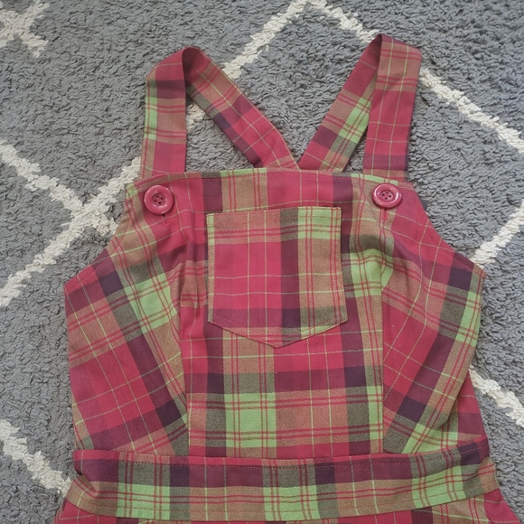 Voodoo Vixen Overall TartanDress Size Small - Picture 4 of 12